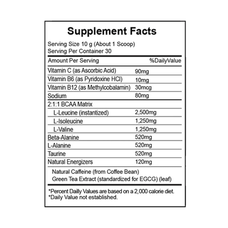 อาหารเสริม BCAA Powder 2