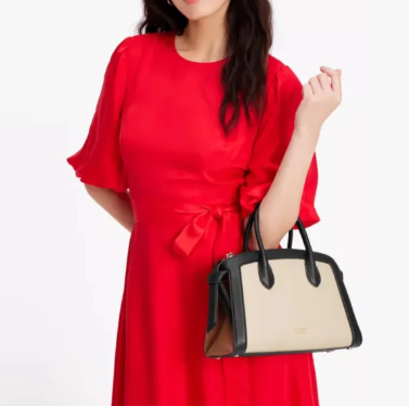 Knott Colorblocked Medium Zip-Top Satchel 3