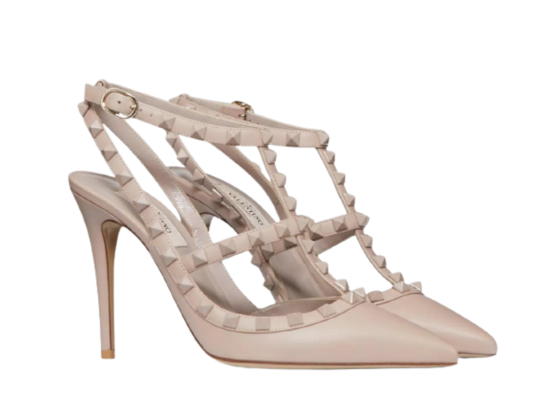 Rockstud Ankle Strap Pump 1