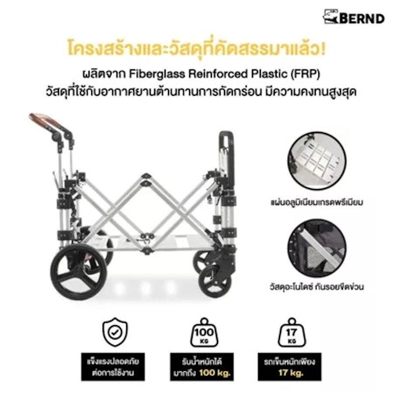 รถเข็นสุนัข Bloom Pet Wagon 2