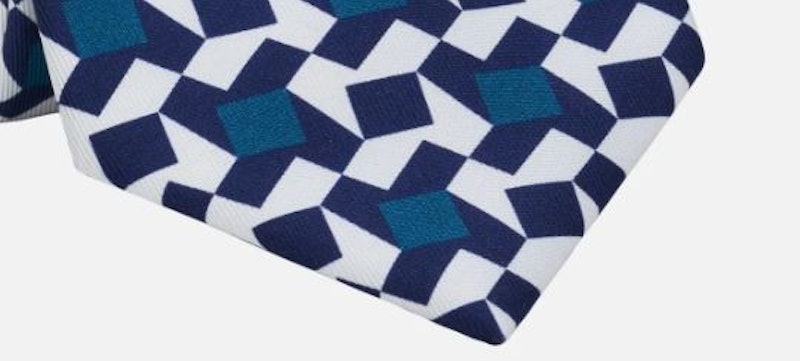 Graphics Flower Silk Twill Tie 2