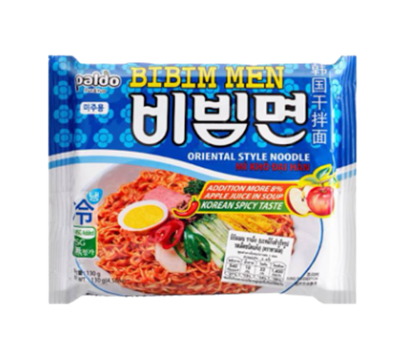 บะหมี่กึ่งสำเร็จรูป พาลโด บิบิมเมน บะหมี่แบบแห้งรสเผ็ด 1