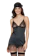 PLAYBOY INTIMATE ชุดนอน รุ่น Black Magic Mini Slip 1