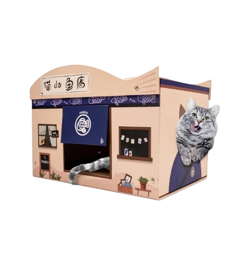 Premium House & Cat Scratcher 2