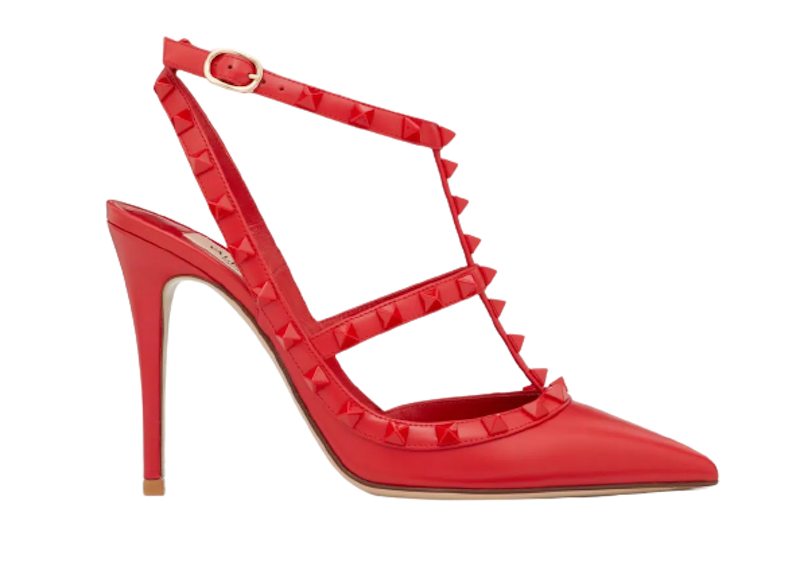 Rockstud Ankle Strap Pump 4