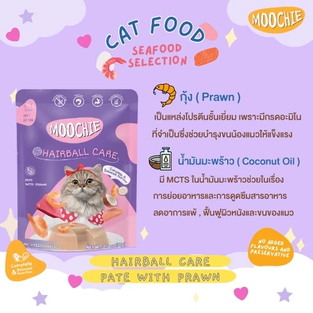 อาหารเปียกแมว สูตร Hairball Care 3
