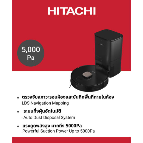 เครื่องดูดฝุ่นหุ่นยนต์ รุ่น RV-X20DP 3