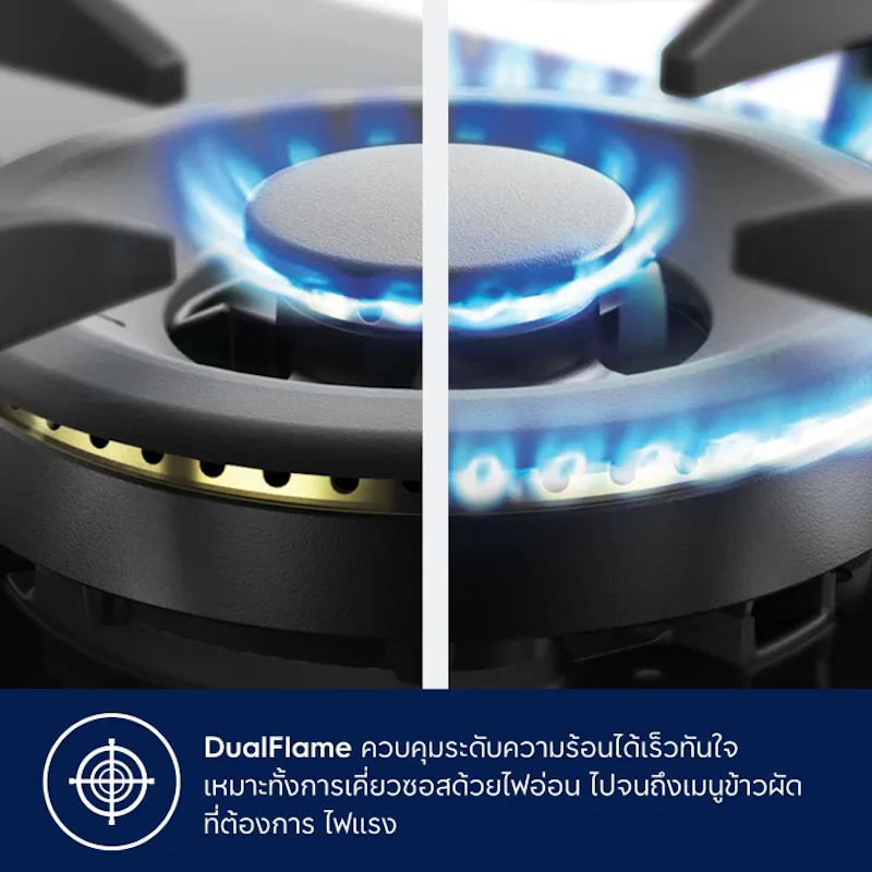 เตาแก๊สตั้งโต๊ะ 2 หัว รุ่น ETG726BXS 3