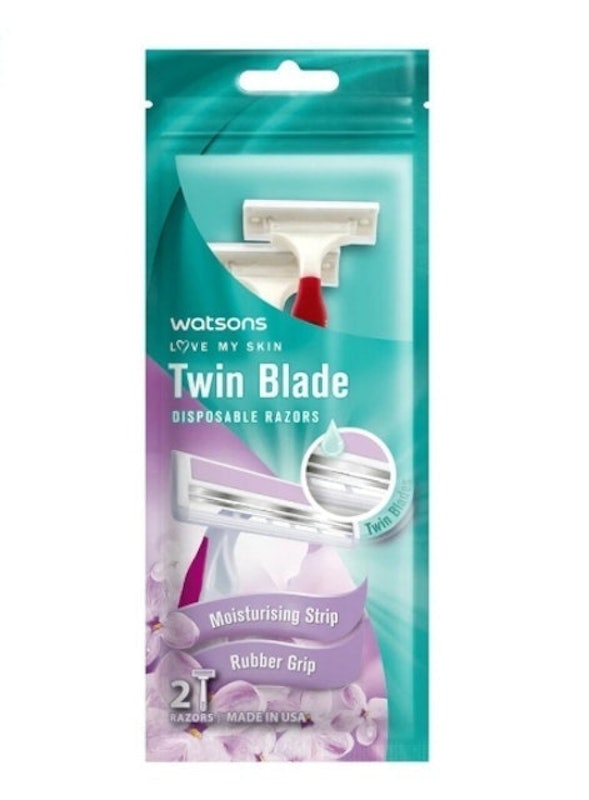 ใบมีดโกน Twin Blade Disposable Razors 1