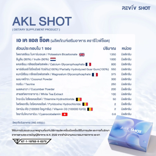 น้ำด่าง AKL SHOT pH8.8 2