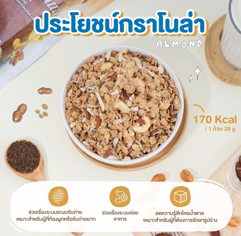 กราโนล่า Summer Berry Granola 3