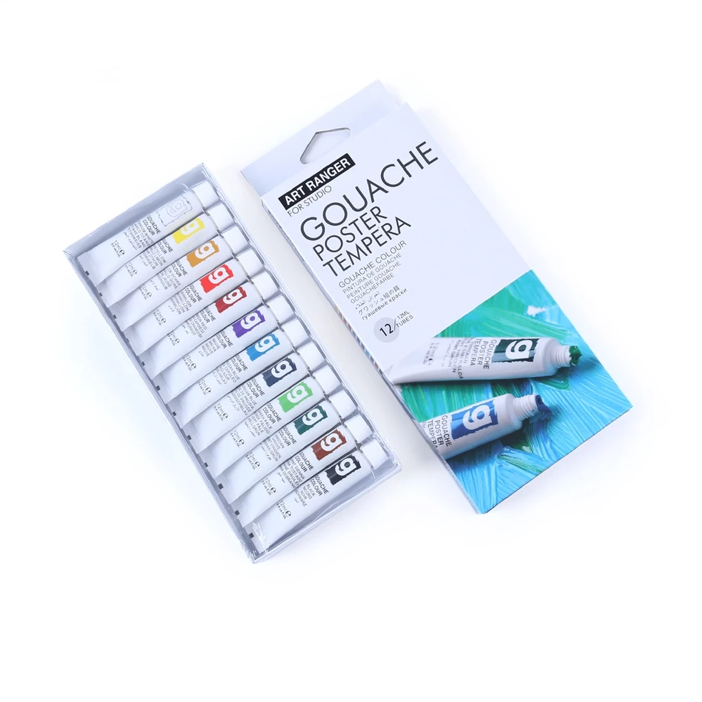สีโปสเตอร์ ชุด 12 สี 2