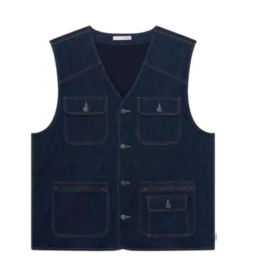 เสื้อกั๊กผ้าเดนิม Signature Camping Vest 1