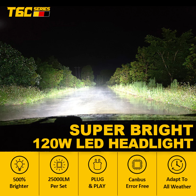 หลอดไฟหน้ารถ LED 2