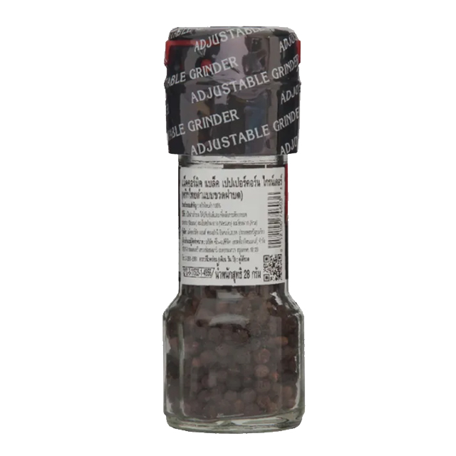 พริกไทยดำฝาบด Black Peppercorn Grinder  2