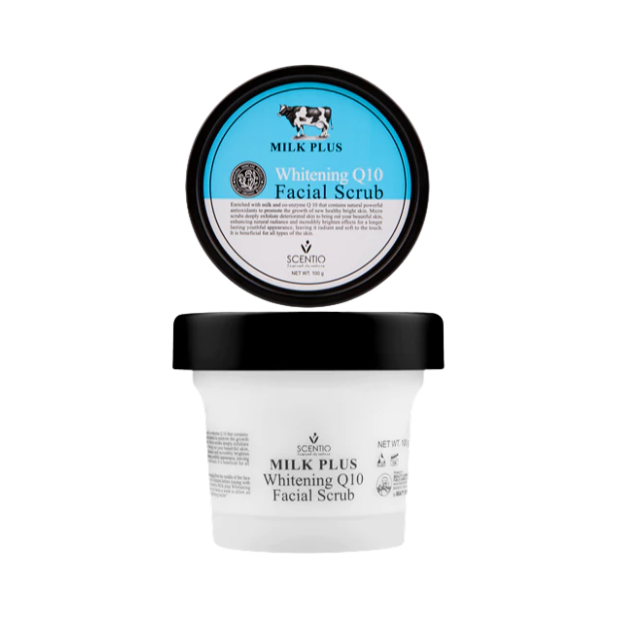 สครับน้ำนม Milk Plus Whitening Q10 Facial Scrub 1