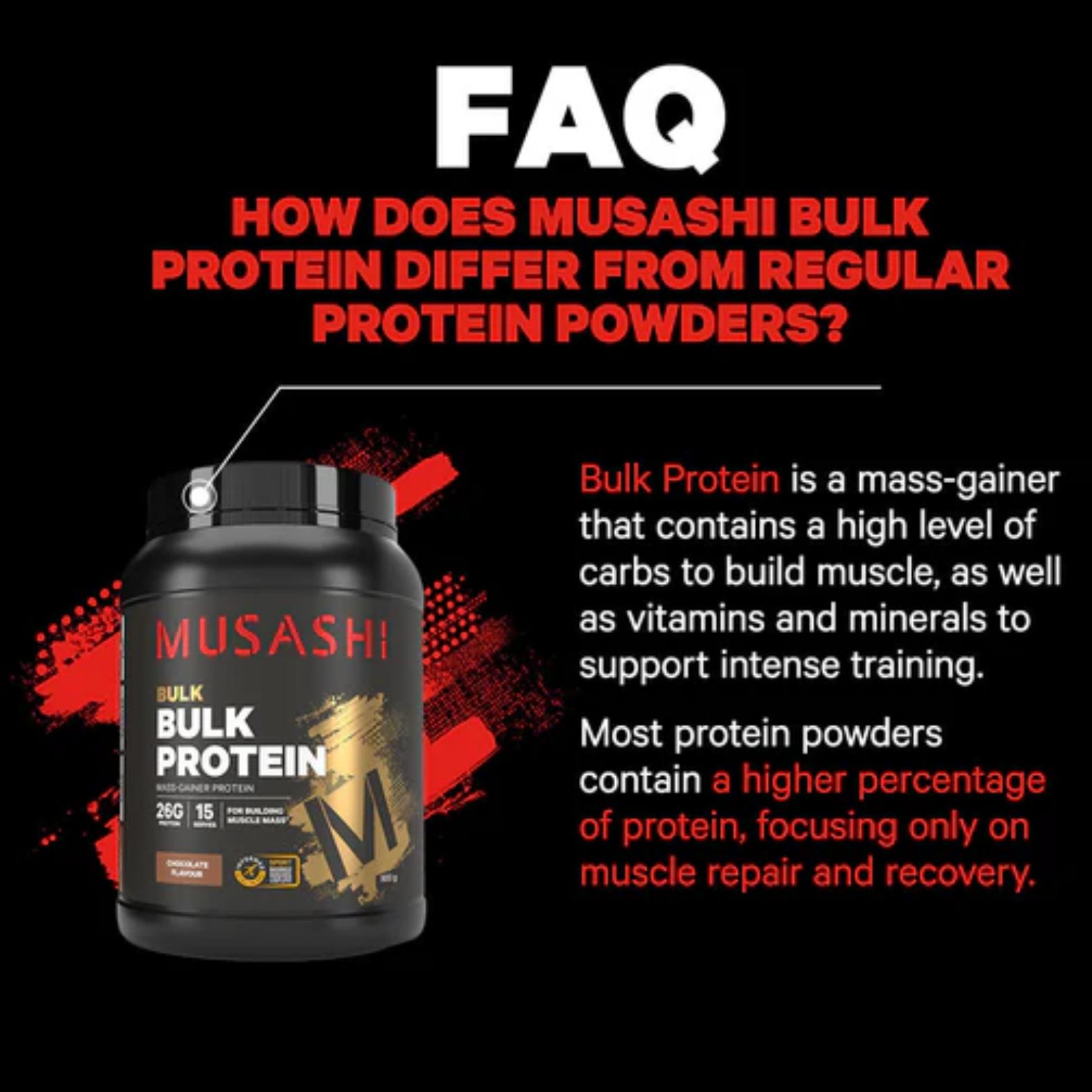 Bulk Mass Gain Whey Protein 3