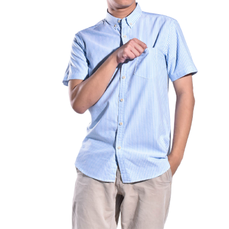 เสื้อเชิ้ต Slim Fit รุ่น Antibacterial Oxford Shirt Summer Collection 8