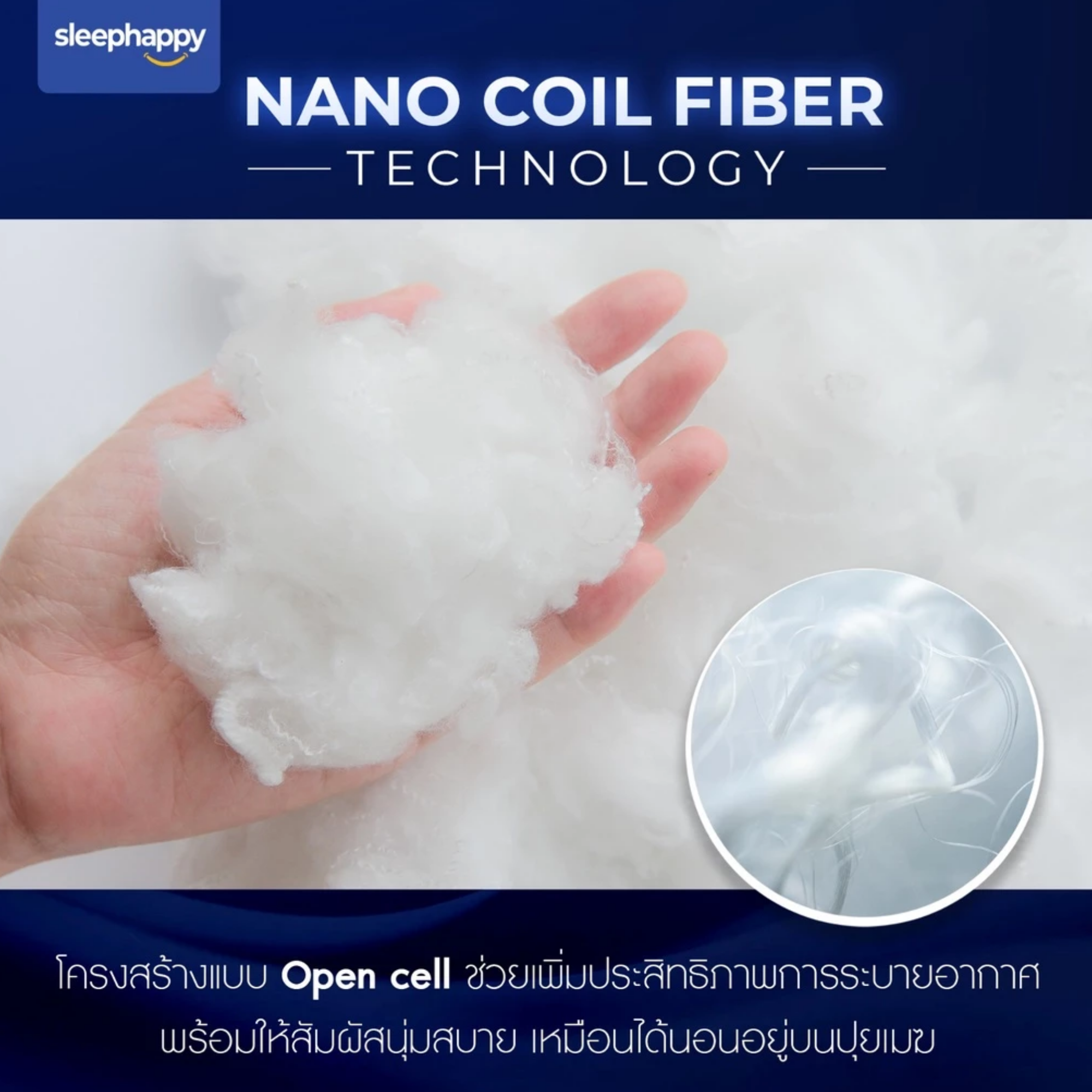 ท็อปเปอร์เส้นใยไมโครเจล รุ่น Cloudy Topper 2