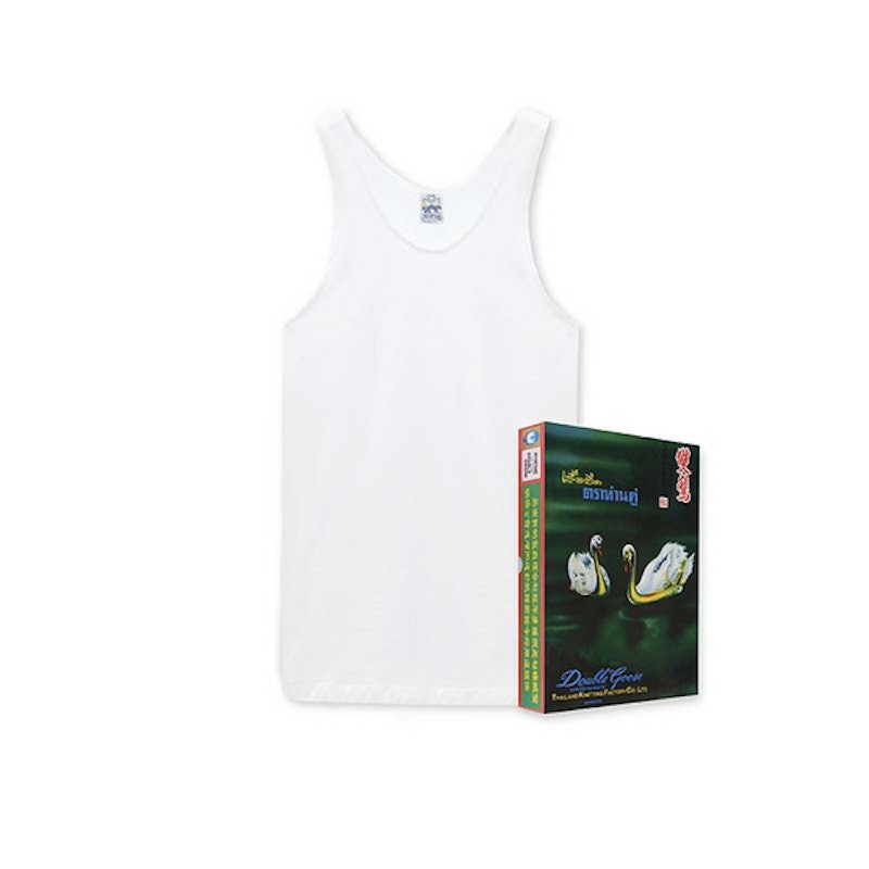 เสื้อกล้ามผู้ชาย สีขาว Classic 1