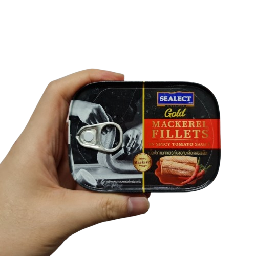 เนื้อปลาแมคเคอเรลในซอสมะเขือเทศ รสเผ็ด 3