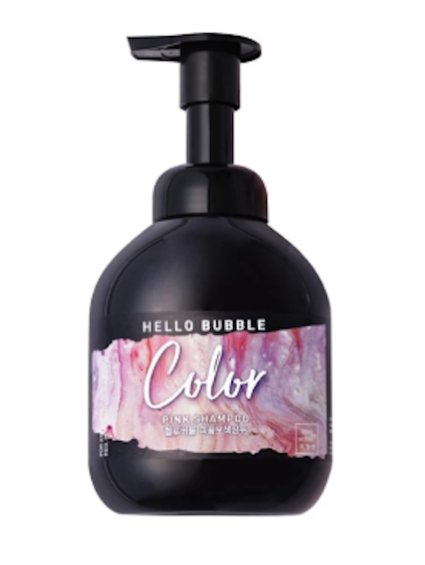 Hello Bubble Color Pink Shampoo แชมพูสำหรับผมทำสี 1
