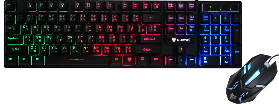 คีย์บอร์ด Nubwo รุ่น NKM-623 SAVITAR 1