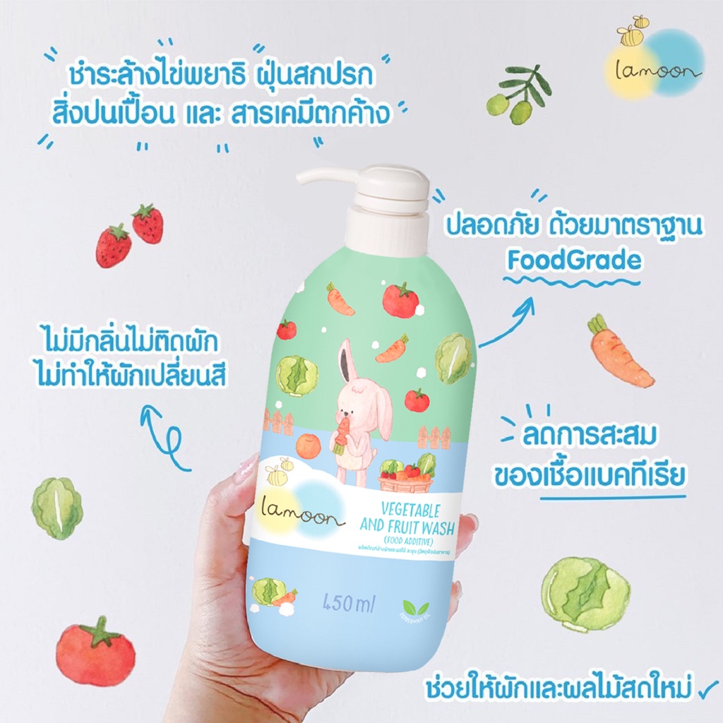 ผลิตภัณฑ์ล้างผักเเละผลไม้ 3