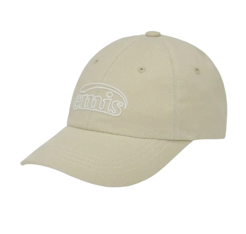 LETTERING LOGO WHITE STITCH BALL CAP 3