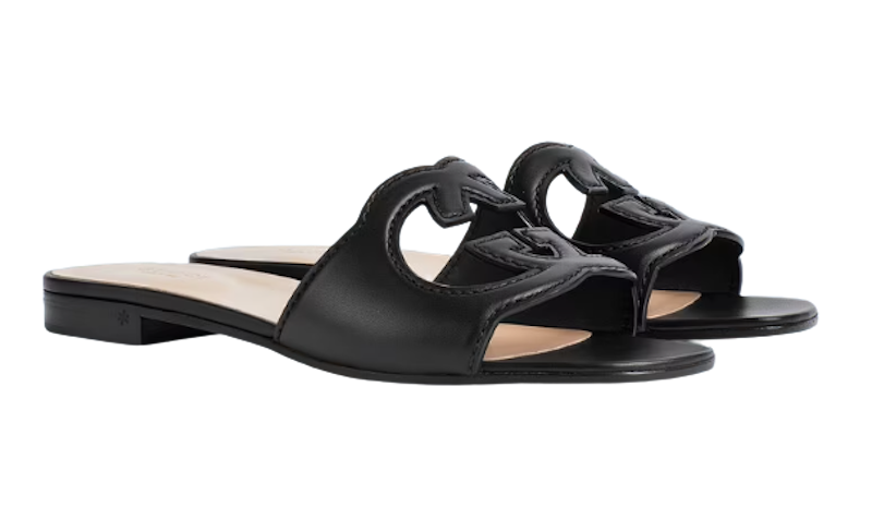 รองเท้าผู้หญิง GUCCI รุ่น Women's Interlocking G Cut-Out Slide Sandal 4