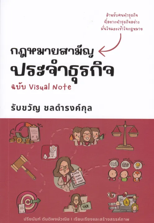 หนังสือกฎหมายสามัญประจำธุรกิจ ฉบับ Visual Note 1