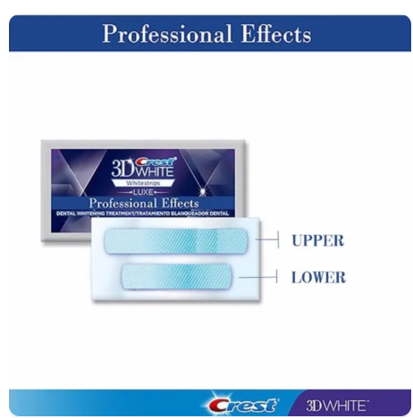 แผ่นฟอกฟันขาว 3D White Professional Effects Whitestrips 3