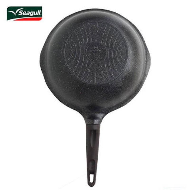 กระทะลายหินอ่อน Premium Marble Stone Deep Fry Pan 2