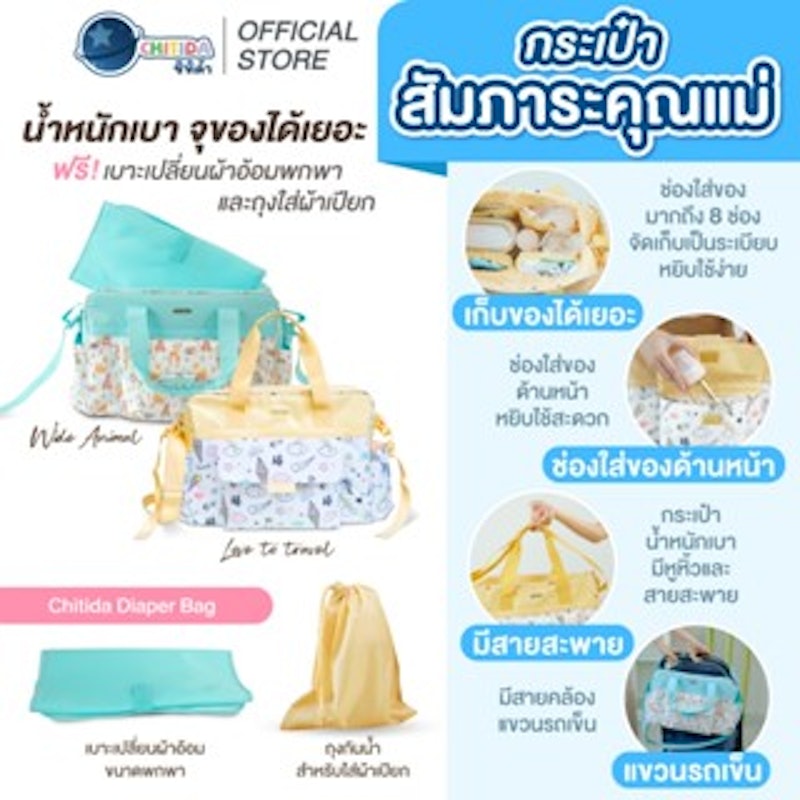 กระเป๋าสัมภาระคุณแม่และลูกน้อย 3