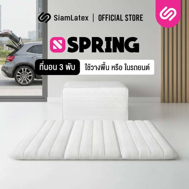 ที่นอน 3 พับ ที่นอนปิคนิค 3.5 ฟุต รุ่น Spring 3