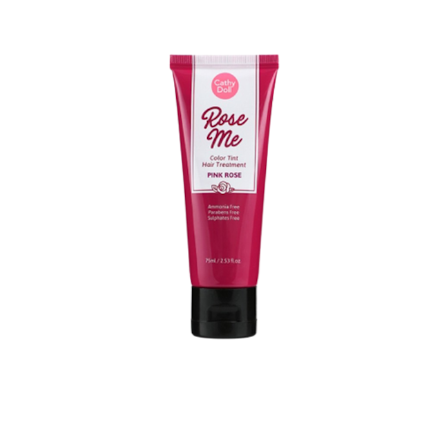 ยาย้อมผม สีพาสเทล Cathy Doll Color Tint Hair Treatment Pink Rose 1