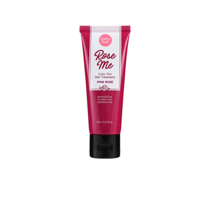 ยาย้อมผม สีพาสเทล Cathy Doll Color Tint Hair Treatment Pink Rose 1