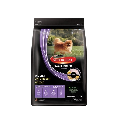 อาหารสุนัข สูตร Supercoat Small Breed 1