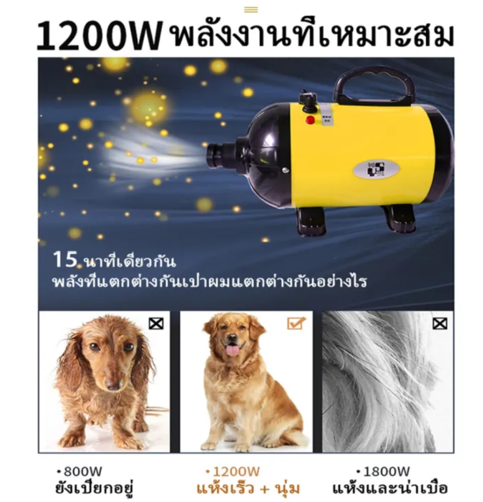 เครื่องเป่าขนสัตว์เลี้ยง 3