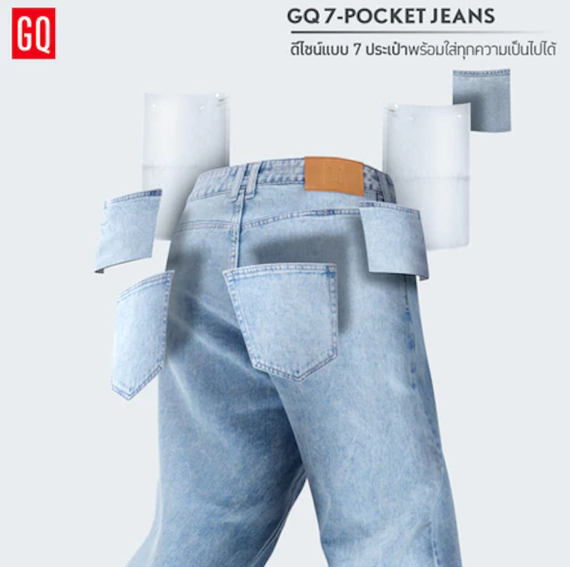 กางเกงยีนส์ผู้ชาย รุ่น Minimal Jeans 3