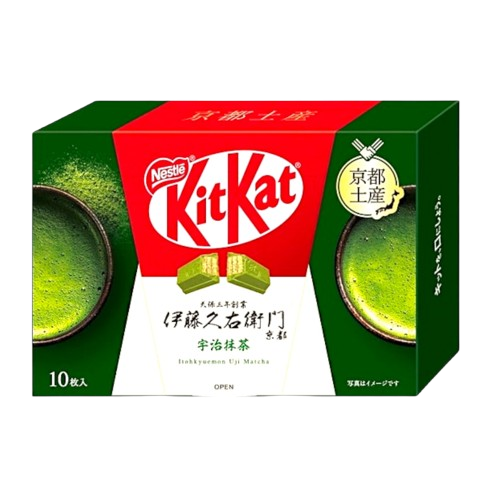 ขนมญี่ปุ่น Mini Chocolate Bar ขนมเวเฟอร์เคลือบรสช็อกโกแลตผสม ชาเขียวมัทฉะ 1