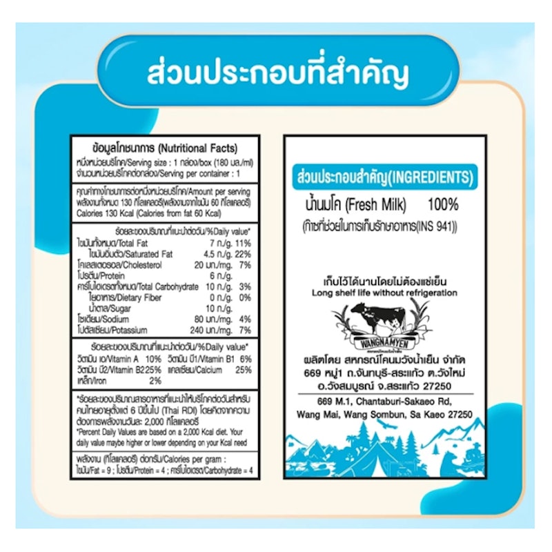 นม UHT รสจืด 3