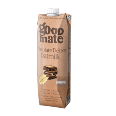 นมช็อกโกแลต Goodmate นมข้าวโอ๊ต สูตรช็อกโกแลตดีลักซ์