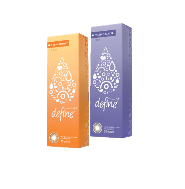 คอนแทคเลนส์สี 1 Day Define Fresh  1