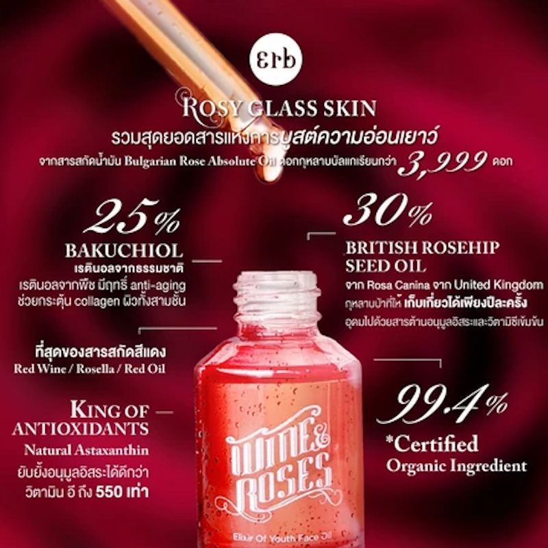 Wine & Roses Elixir of Youth Face Oil 2