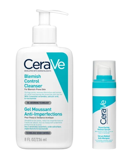 เซตสุดคุ้ม Blemish Control Cleanser + Resurfacing Retinol Serum Set 1