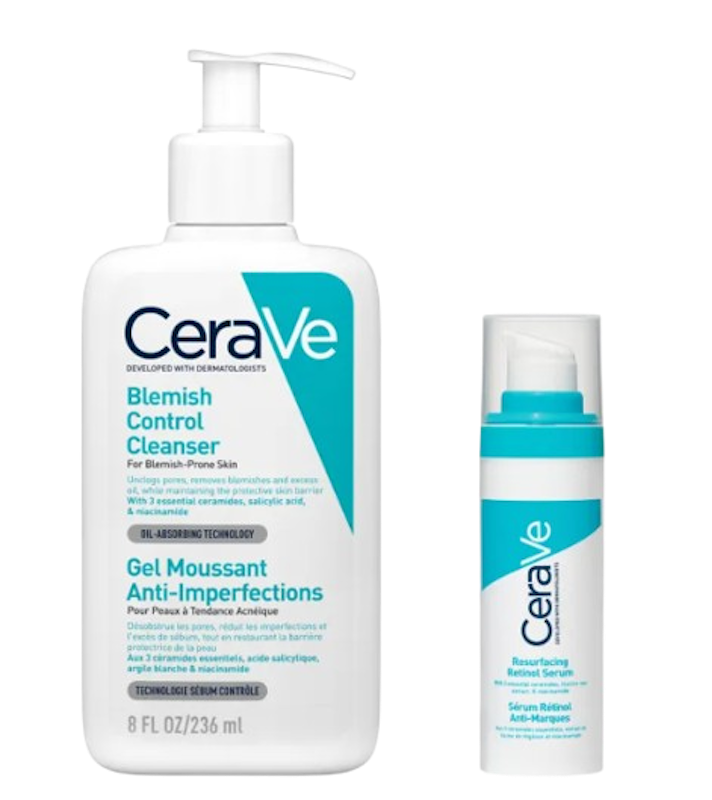 เซตสุดคุ้ม Blemish Control Cleanser + Resurfacing Retinol Serum Set 1