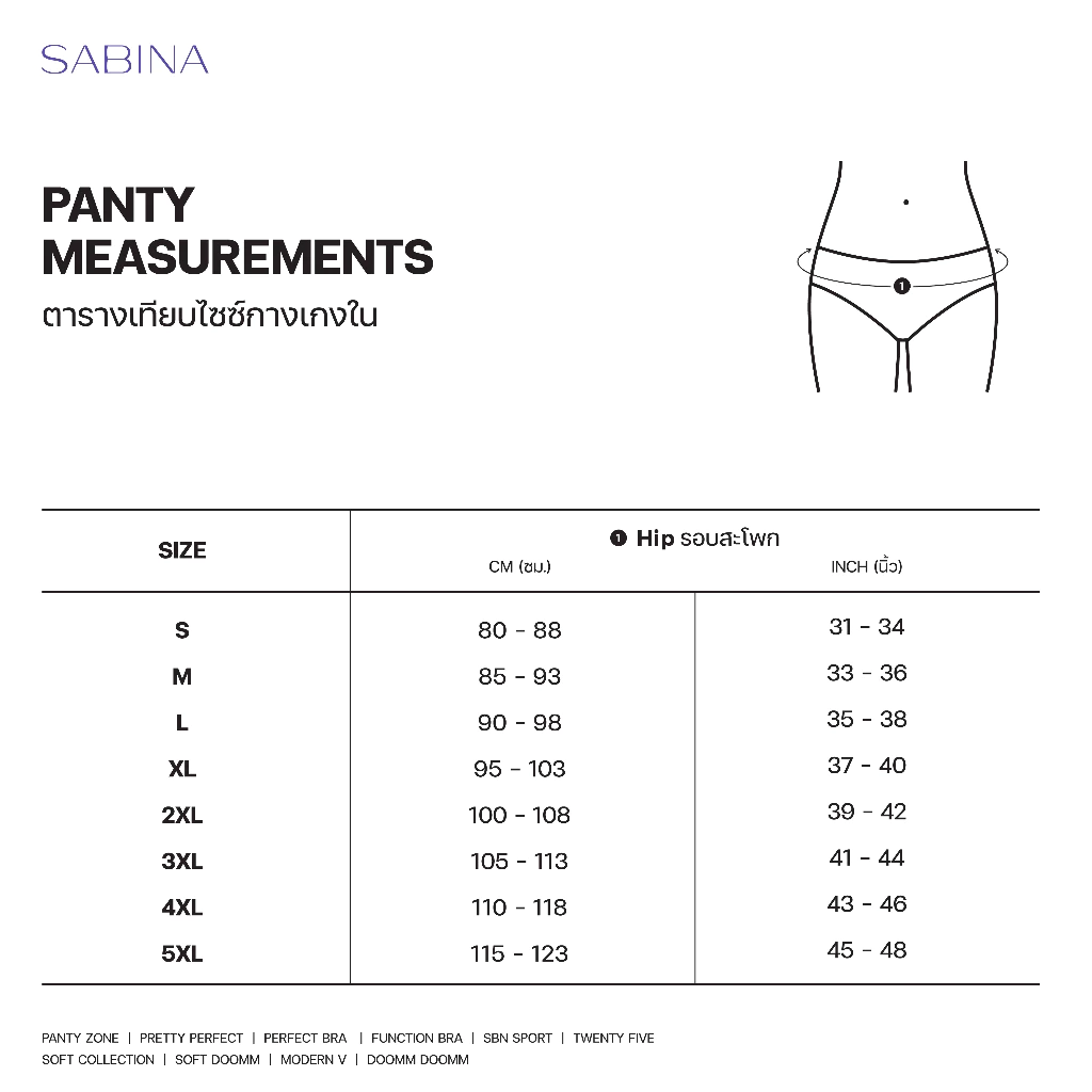 กางเกงชั้นใน Seamless Fit รุ่น Panty Zone 3