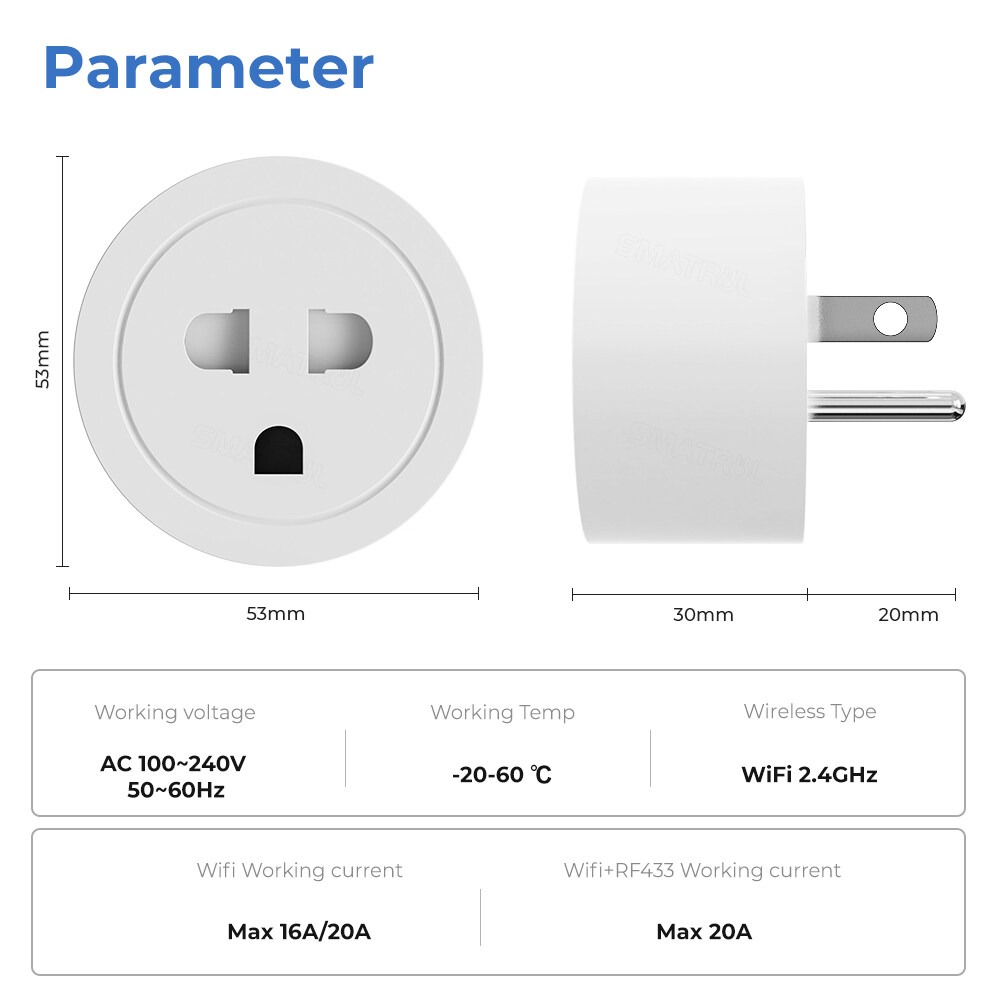 Tuya Wi-Fi Smart Plug 2