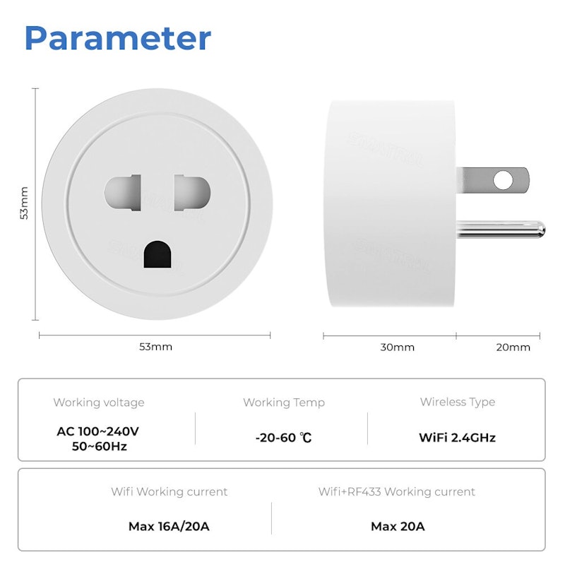 Tuya Wi-Fi Smart Plug 2